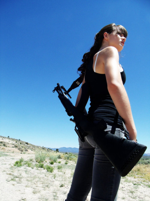 Porn Pics defense-weaponry:  Girls with Guns, part