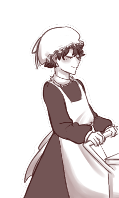 insanemarshmallow:  Here are the maid Dekus I made for the video! O wO/