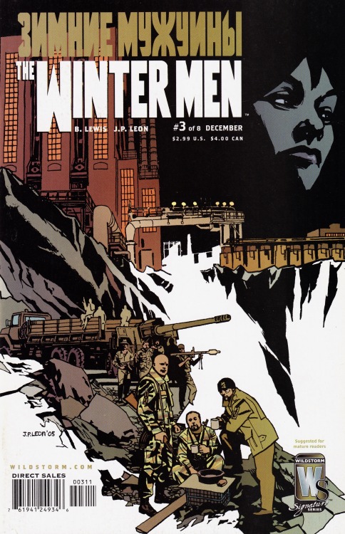 The Winter Men #3 (December 2005)Cover by John Paul LeonWildStorm / DC Comics