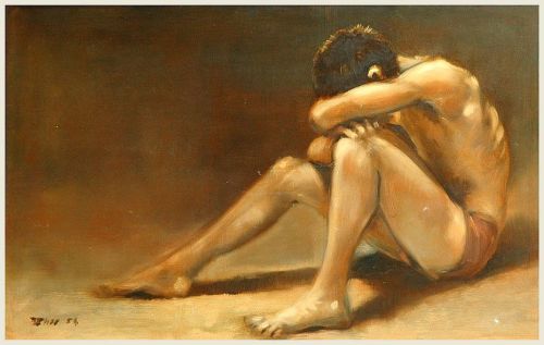 Robert Bliss, Figure Study, 1956