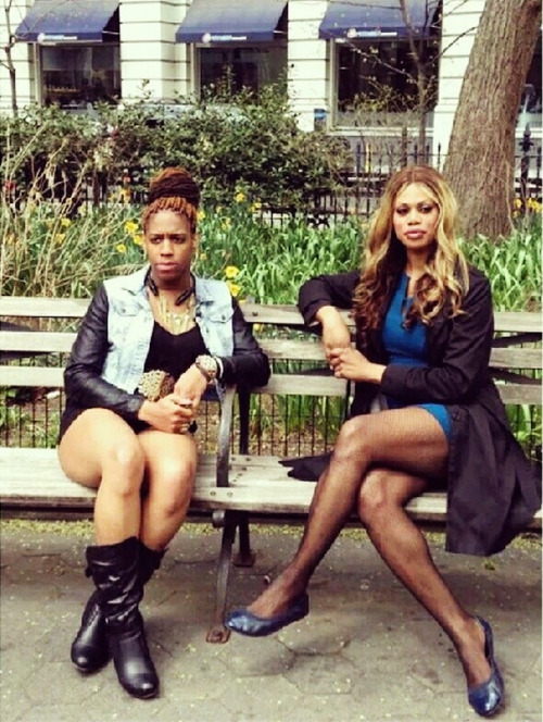 postwhitesociety: fuckyeahlavernecox: “Filming #freeCeCe with the one and only 