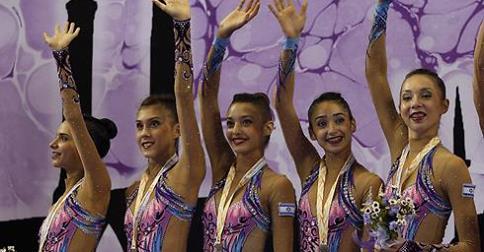girlactionfigure:  Mazel tov to the Israeli gymnastic team….  Israel takes silver in gymnasti