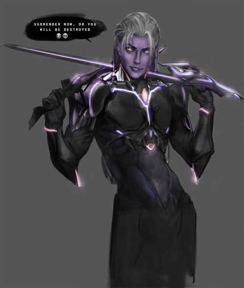 I call this one: local alien does not realise rest of universe has moved on to firearms