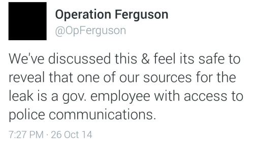 land-of-propaganda: #Ferguson #MikeBrown — BREAKING Anonymous has confirmed there will be