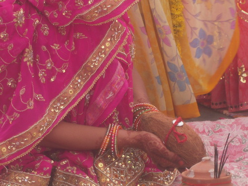 poussieresdempires:Mariage dans un village près de Bundi, Inde 2009 (By Félix le Masne