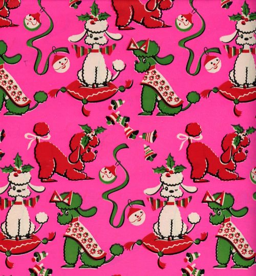 neon-flamingo:
“Vintage Poodles Christmas Wrapping Paper
”