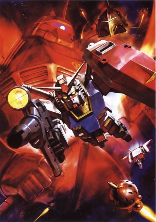 gundamcockpit-mk2:  Illustrations by Naochika Morishika  also known as CARAMEL MAMA.  A wonderfull Mecha Illustrator. Most of his famous artworks are Bloody Roar,  Gundam products, Rangers Strike illust cards and some more. 
