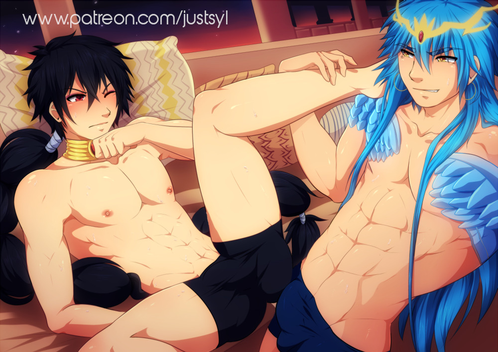 Comission for a friend!! Sinbad x Judal *_*!! I loooove Judal! Hope you love it!Please