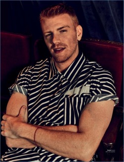 giveme-givenchy: Daniel Newman covers the July 2017 issue of Attitude magazine.