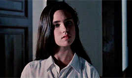 filmgifs:  It won’t hurt me. Insects never hurt me. I love them. Jennifer Connelly