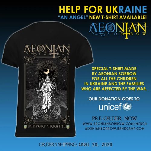 HELP FOR UKRAINE My band @aeoniansorrow is trying to make a big donation through UNICEF in order to 