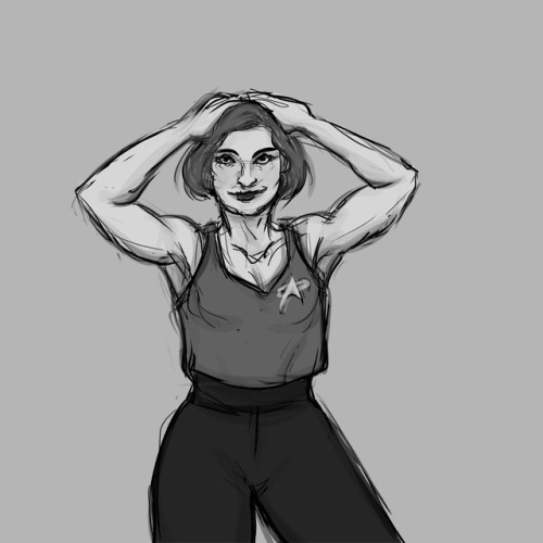 mukkybarnes: A quick Janeway sketchI feel like this outfit shaped me as a person