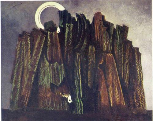 Dark Forest and Bird, Max Ernst, 1925