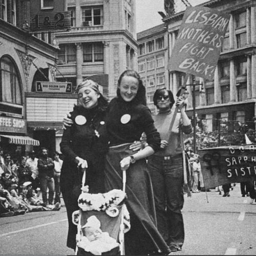 Happy Mothers’ Day!!!!! ‍‍‍ ❤️ This photo of lesbian mothers was taken at the Gay Freedom Day in San