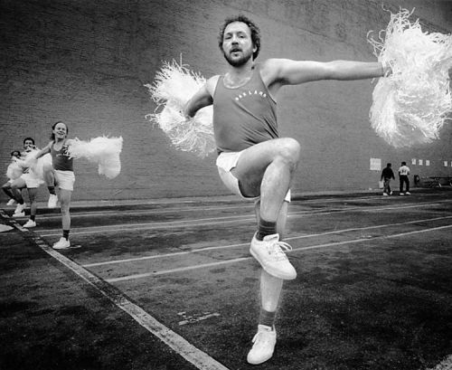 Ted Tarcher, member of the Oakland Pom Poms, Gay &amp; Lesbian Freedom Day Parade, San Francisco, Ca