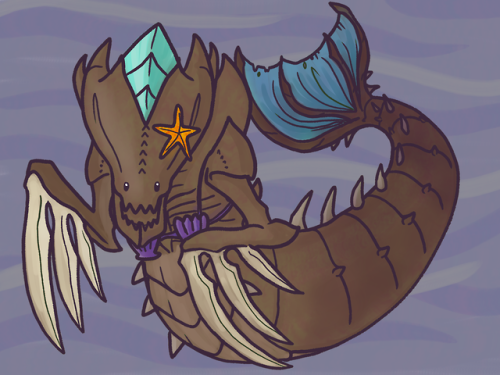 ketrinadrawsalot: MerMay Day 8: Hydrolisk