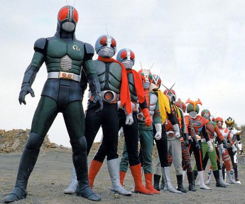 himitsusentaiblog: One of these Riders is not like the others, 11 of these Riders are kind of the sa