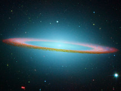 tessladapanda:The Sombrero Galaxy in Infrared Credit:  R. Kennicutt  (Steward Obs.)  et al.,  SSC,  JPL,  Caltech,  NASA