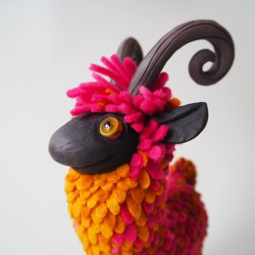 sosuperawesome: Felt Sculptures Otari on Etsy See our #Etsy or #Figurines tags