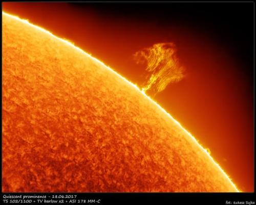 Quiescent Prominence, 18/06/2017 [2364x1893]