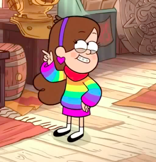 mabel rainbow sweater