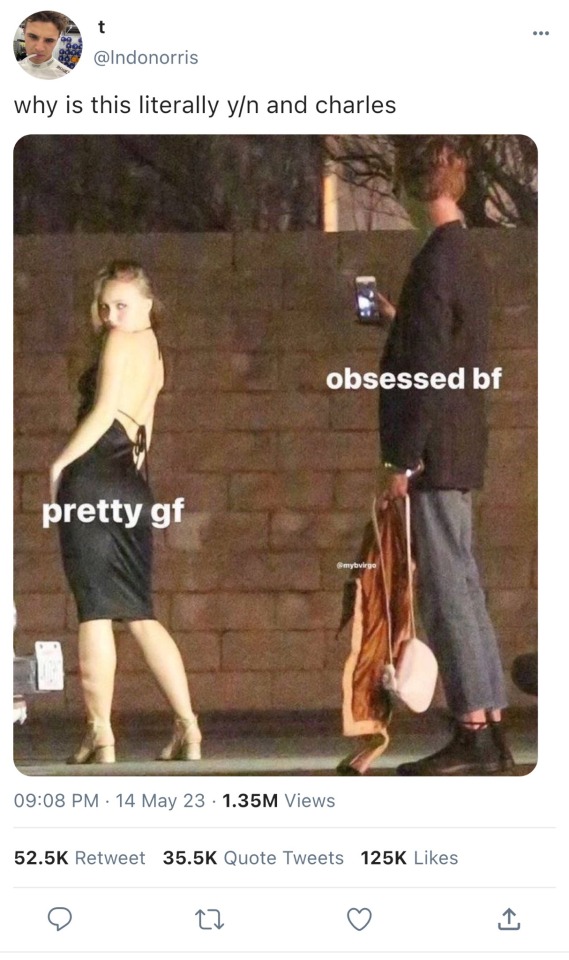 Hello! I Wanted To Request A Charles Insta Au Where He's So Proud Of Dating His Gf That He Mentions Her