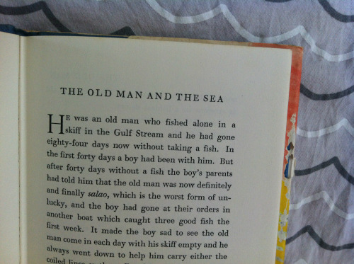 “The Old Man and the Sea“ by Ernest Hemingway (1952).