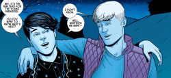 why-i-love-comics:  Young Avengers #15 - “Resolution II”  written by Kieron Gillenart by Jamie McKelvie 