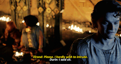 Elrond and Durin in Lord Of The Rings: The Rings Of Power 1.02