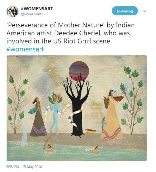 &lsquo;Perseverance of Mother Nature&rsquo; by Indian American artist Deedee Cheriel, who wa