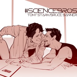 tony stark and bruce banner science bros