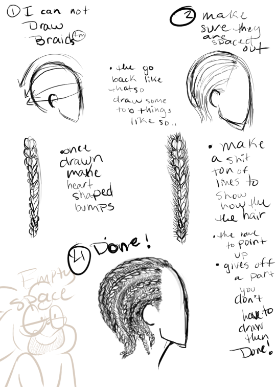 Hair tutorial on Tumblr