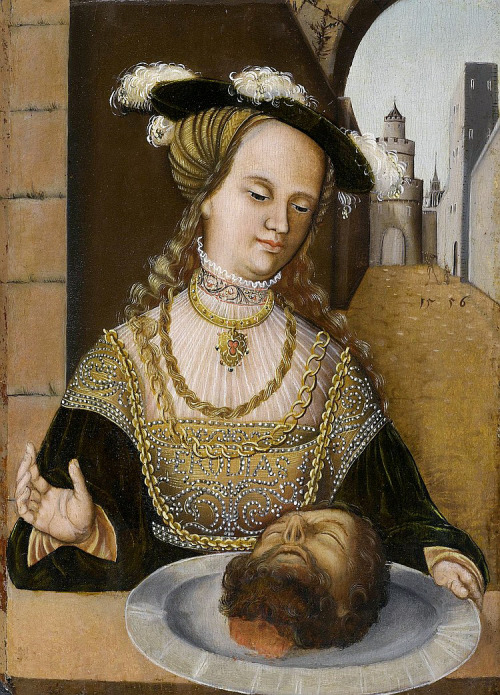 Judith with the head of Holofernes by Anton Heusler, 1556