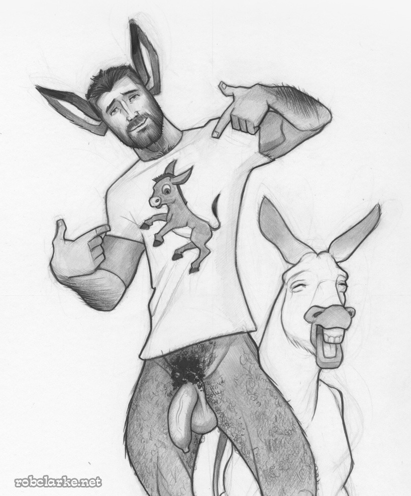 adogandponyshow:  Kiss Me, I’m Donkish.