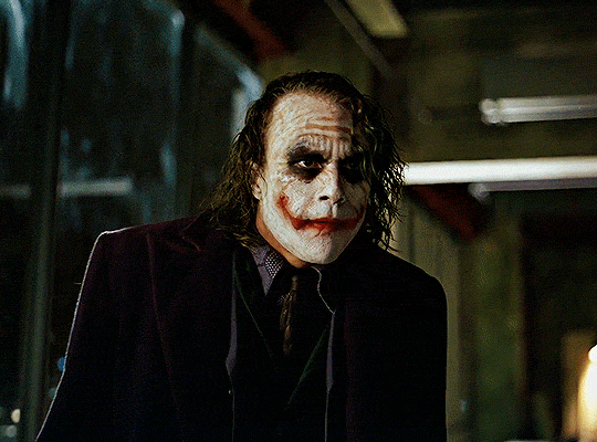 winterswake:Heath Ledger as The Joker in The Dark Knight (2008)
