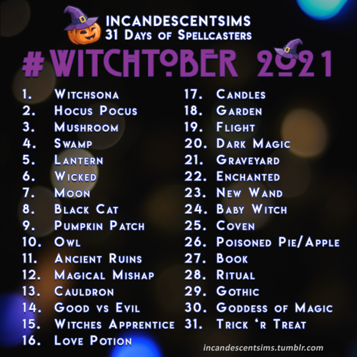 incandescentsims: (∩｀-´)⊃━☆ﾟ.*･｡ﾟ Who’s ready for 31 days of Spellcasters It&rsq
