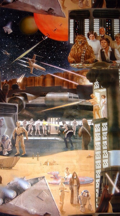 70sscifiart:1978 Star Wars wallpaper