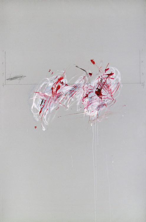 nearlya:  Cy Twombly  Nine Discourses on Commodus, 1963 Oil, crayon and pencil on canvas 