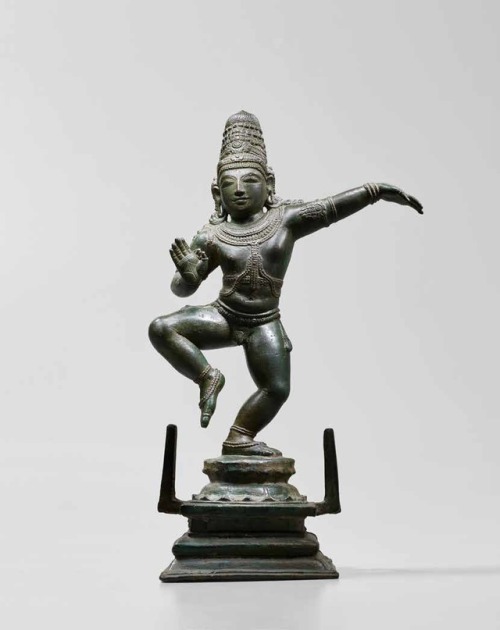 Dancing Krishna, chola bronze from Tamil Nadu