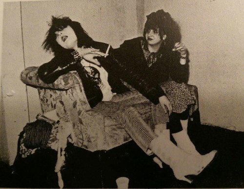 Porn photo catzrgray:  Siouxsie and Lydia Lunch.  Photos