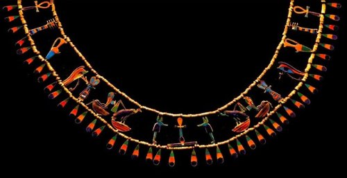 Necklace of Princess Khenmet, an Ancient Egyptian king’s daughter of the Twelfth Dynasty, around 180