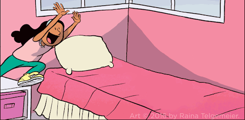graphixbooks:  Me after reading Raina Telgemeier’s GHOSTS.