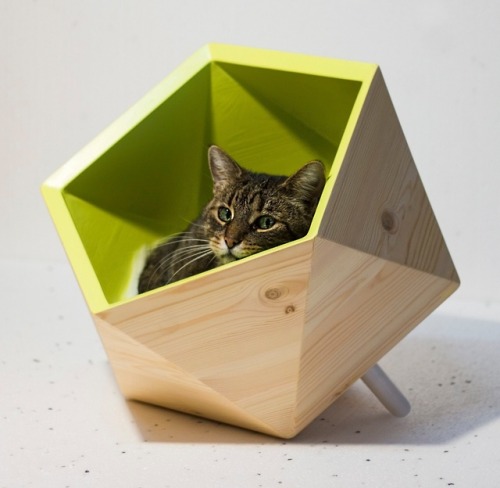 sosuperawesome: Cat Houses Catissa Cat Trees on Etsy See our #Etsy or #Pets tags   Whoa!