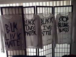exstntl:  a few shirts i made. for this whole semester i plan to only wear these. i have to make a few more though