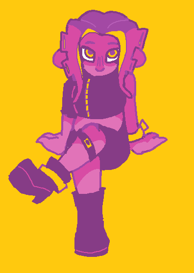 Feeds You My Elixir That Gives People The Desire To Draw Agent 8 From Hit Game Splatoon 2: Octo Expansion