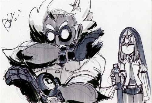 o-8:  Here’s another batch of Skullgirls IGG postcards owo/