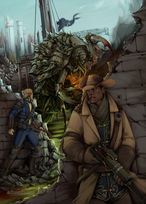 arizonaranger: My illustration for russian Fallout Fanbook