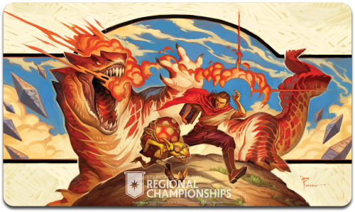 New SCG Regionals playmat, inspired by J.C. Leyendecker’s work. He’s one of my favorite artists — so