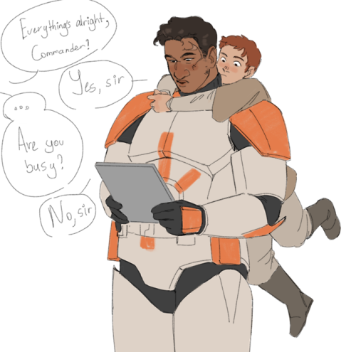 A Humble Art Request For You For A Cody Hanging Out W One Of The Other Littler Padawans Maybe Cal