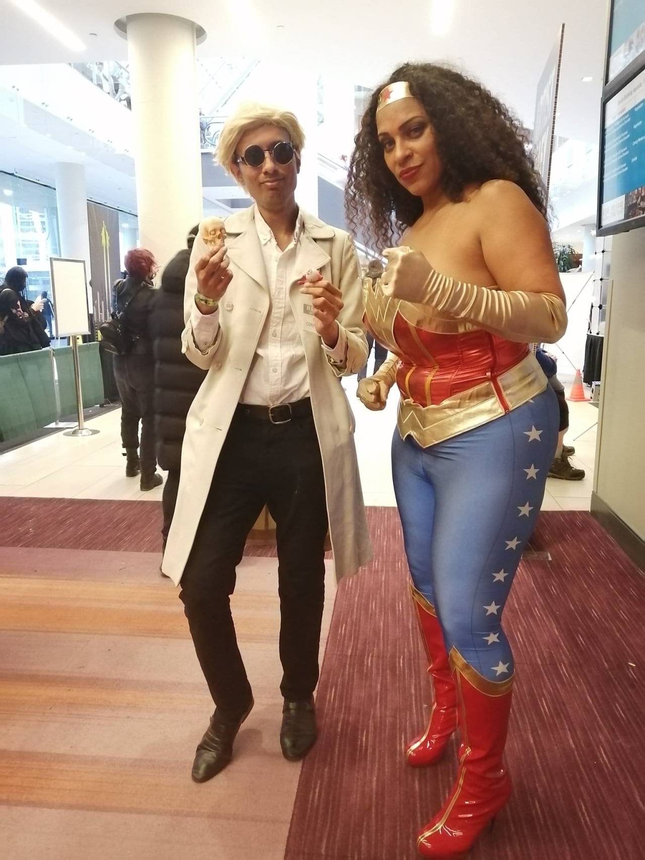 A collection of my Corinthian Cosplay hanging out with my various friends and cosplayers at March Toronto Comicon